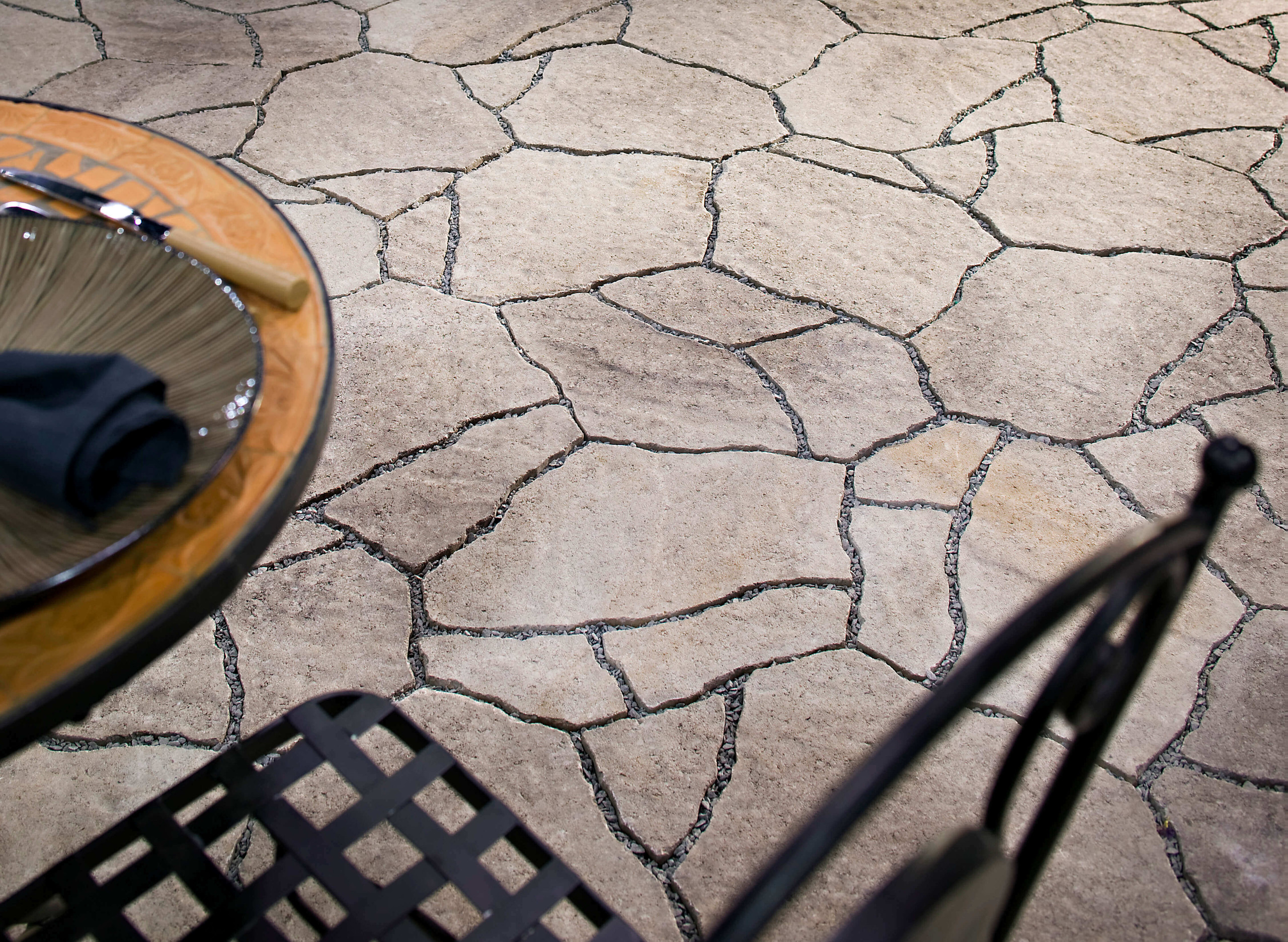 stone paver patio hardscape detailing design idea