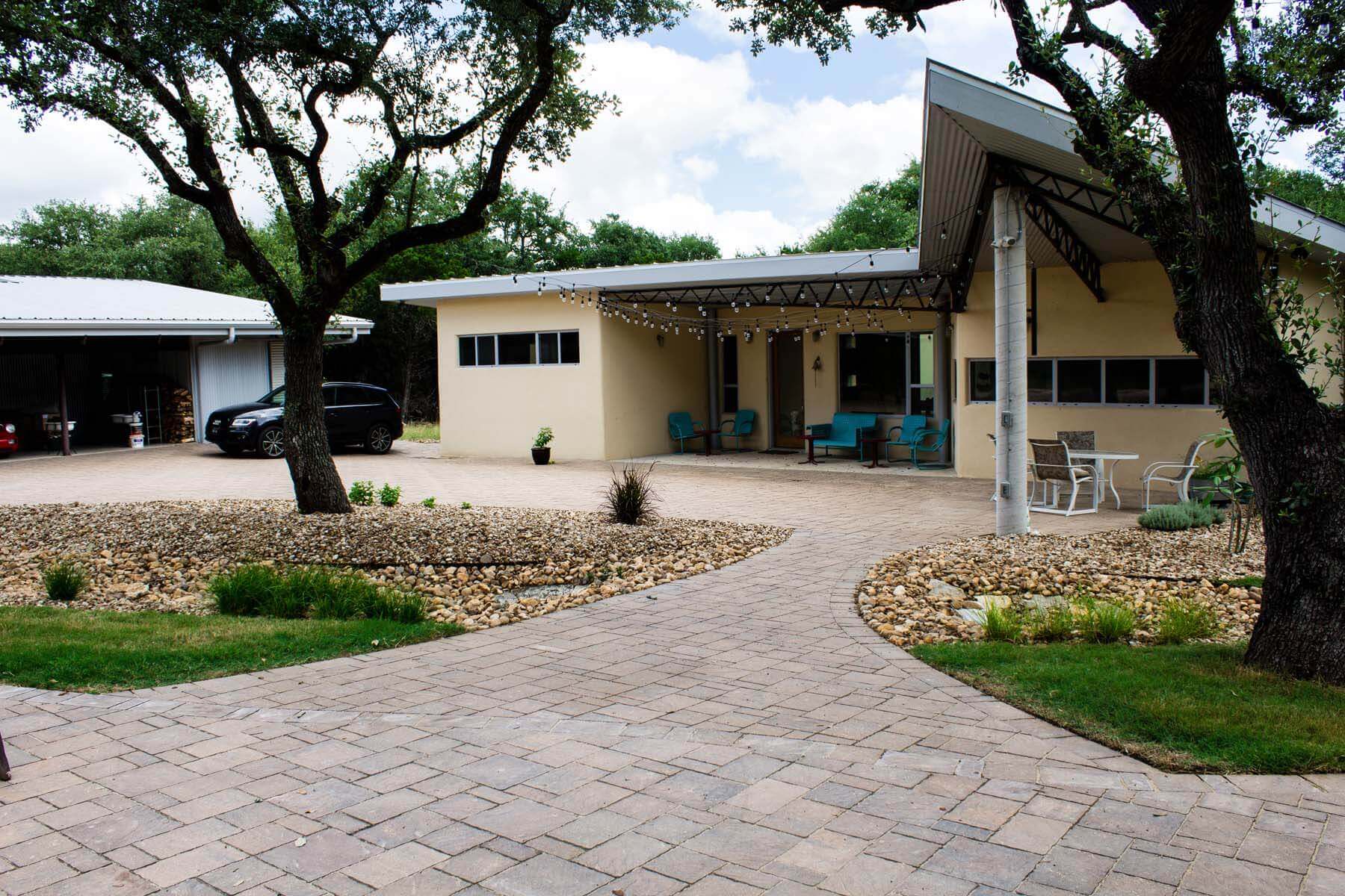 paver stone driveway hardscape solution in Austin Texas