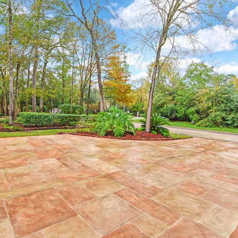 Carvestone overlay product in Texas slip-resistant design