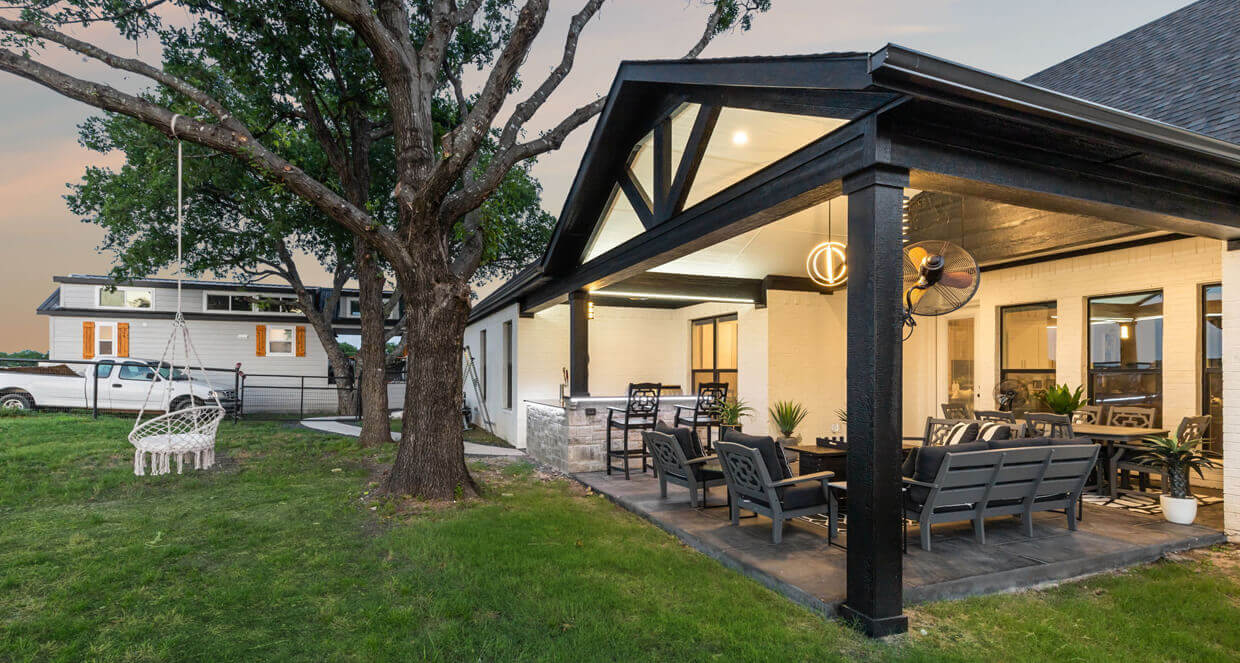 patio remodel backyard transformation design idea