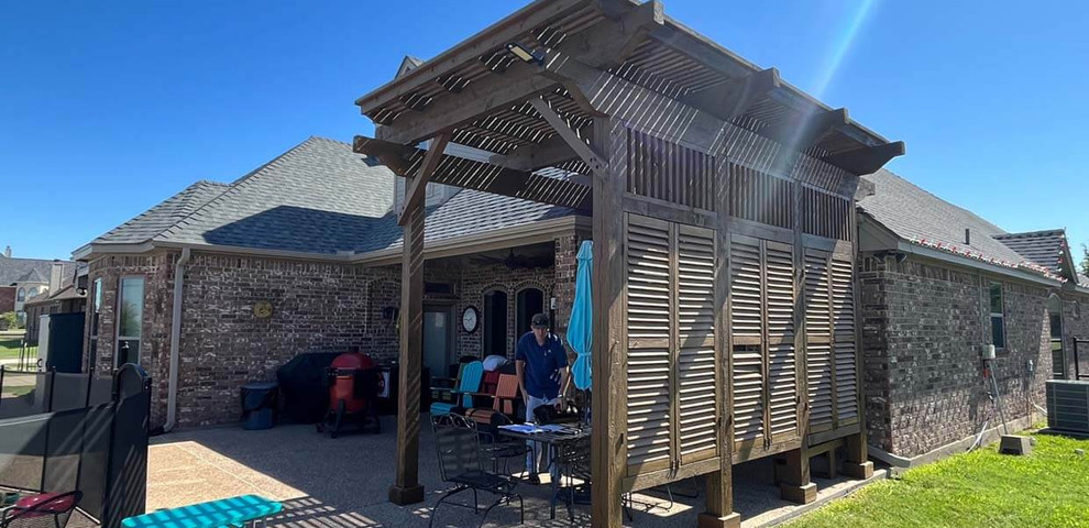 outdoor patio cover construction backyard makeover transformation