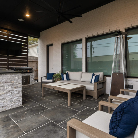 outdoor living room patio furniture kitchen