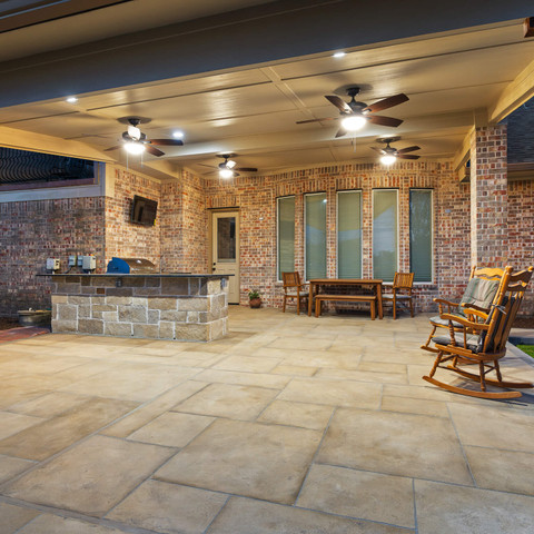 carvestone overlay design idea patio flooring