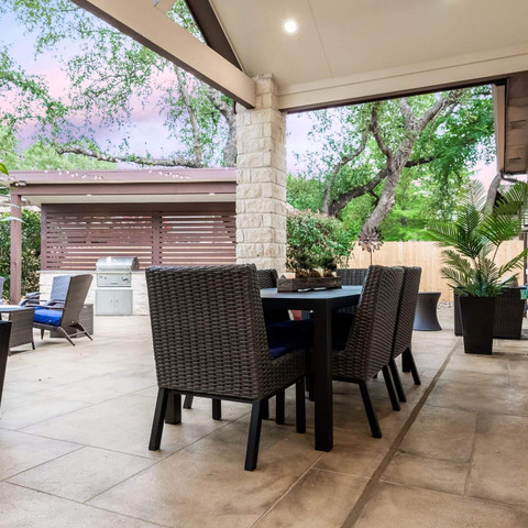 patio design backyard remodel outdoor living room