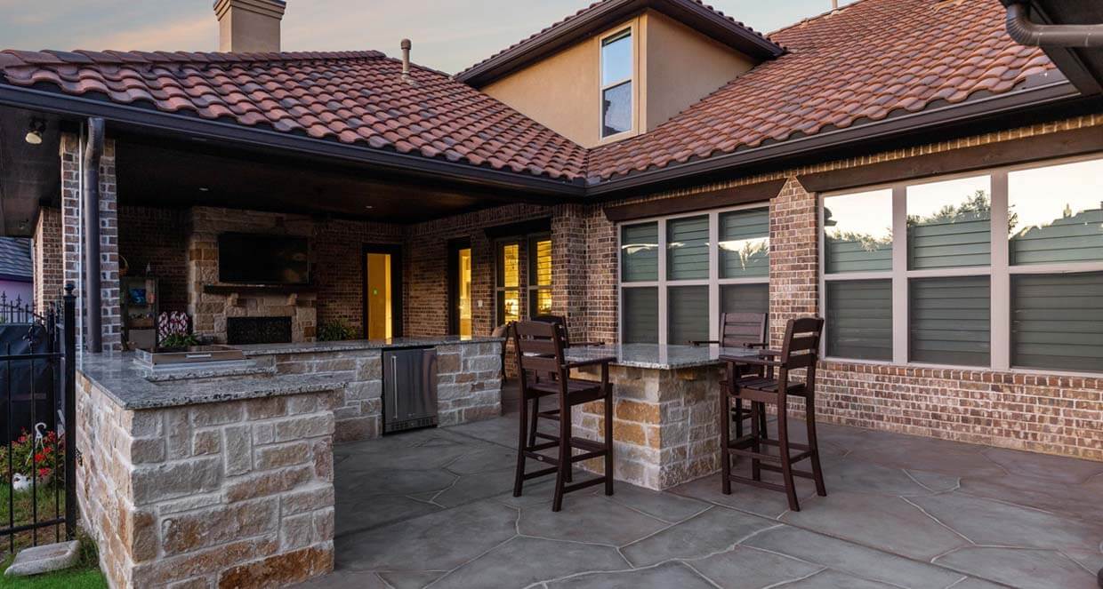 backyard transformation remodel outdoor kitchen patio