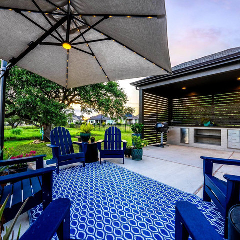 backyard patio shade structure makeover kitchen living room