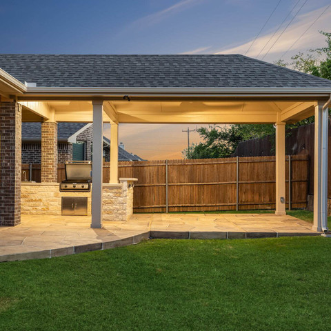 patio cover backyard outdoor living area design