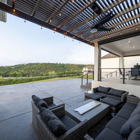 patio shade structure backyard design