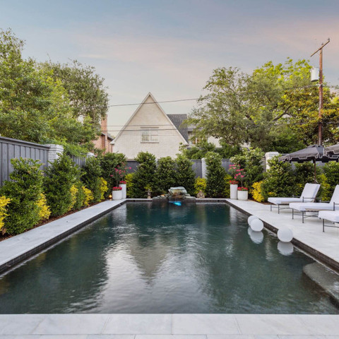 backyard pool remodel pavers hardscape