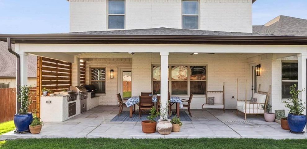 patio cover kitchen carvestone overlay outdoor living