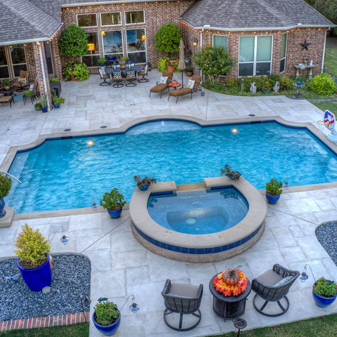 custom handcarved carvestone decorative concrete overlay pool deck dallas texas