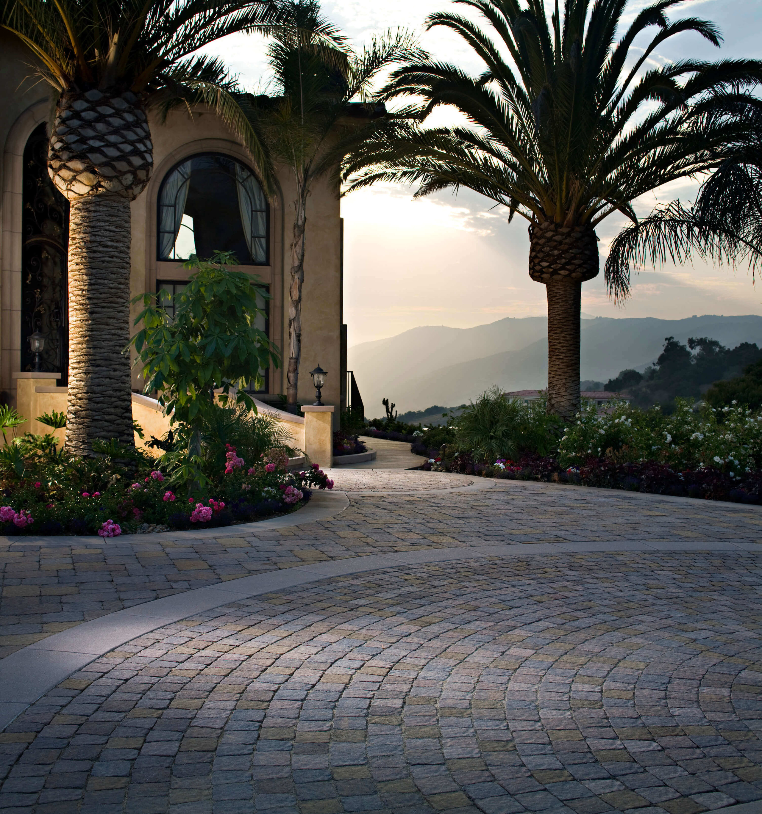 paver driveway durable custom built hardscape design