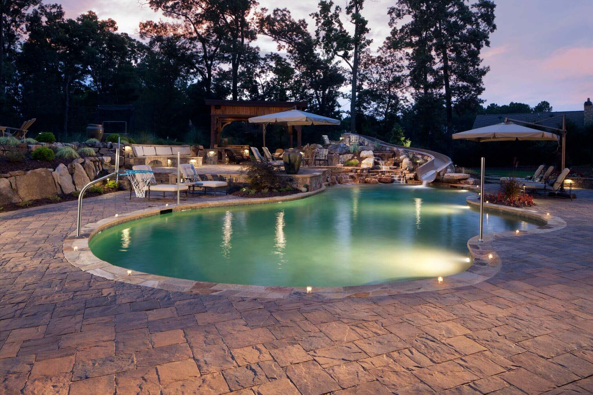 Pool construction remodel paver pool decking Houston Texas