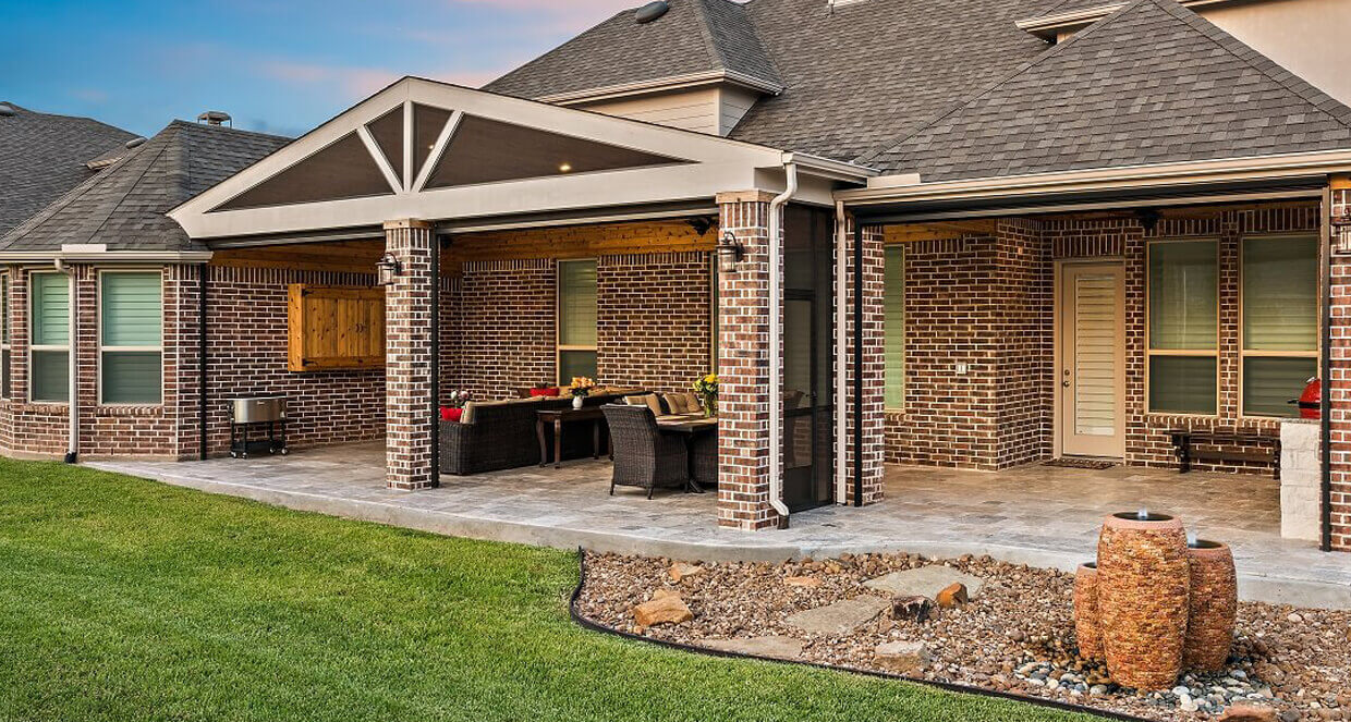 Patio cover backyard renovation design idea construction