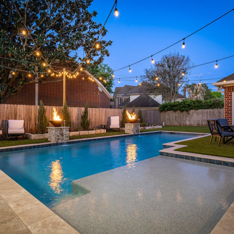 pool decks patios pool remodel construction houston texas backyard