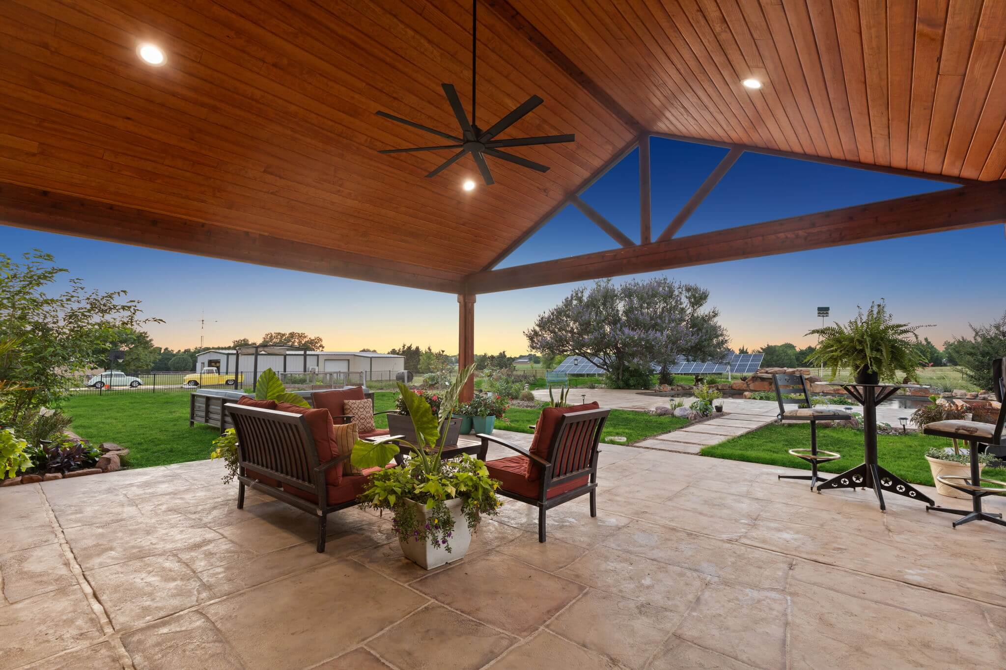 patio cover outdoor living area carvestone patio