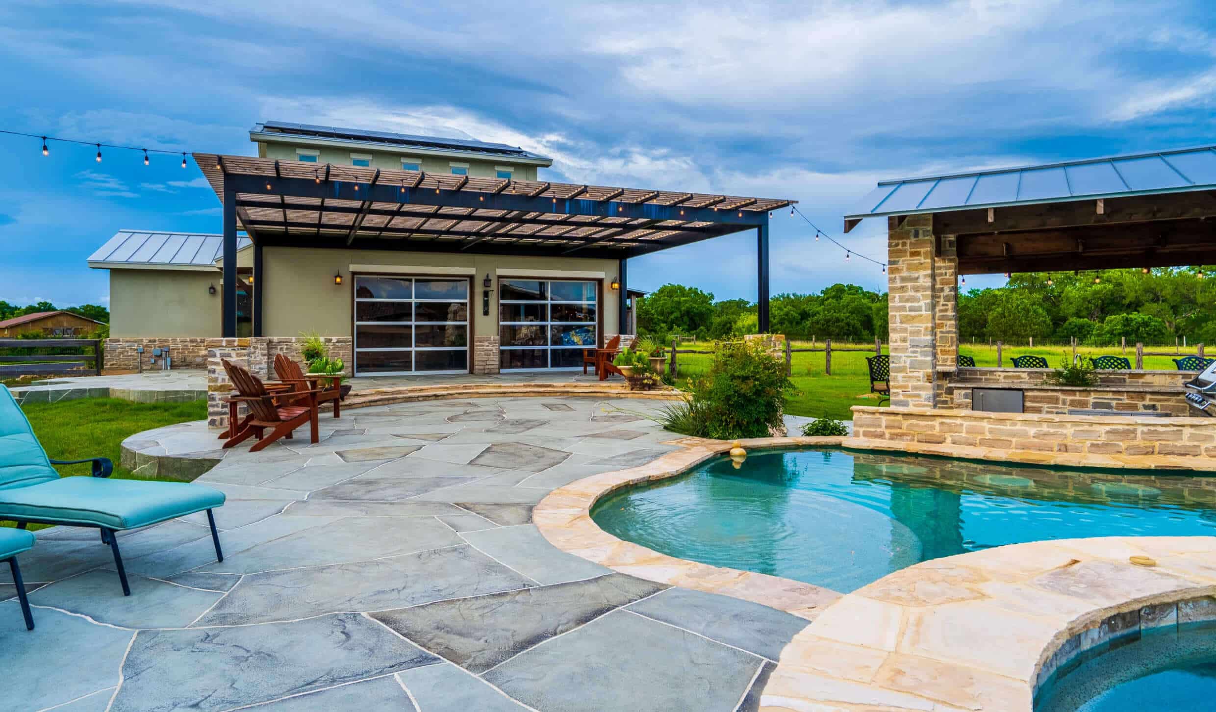 Complete backyard renovation for a San Antonio family