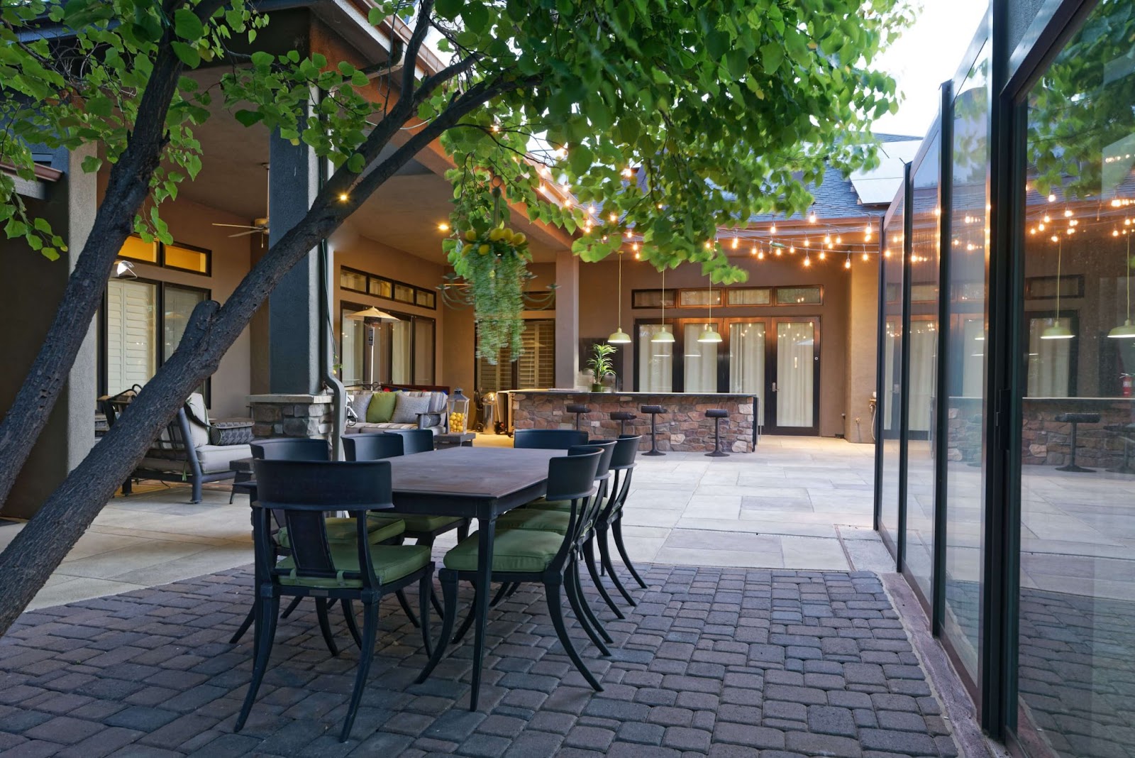 flagstone pavers custom patio design in austin texas